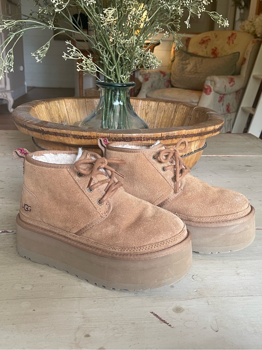 UGG Women’s Neumel Heritage Platform Boots